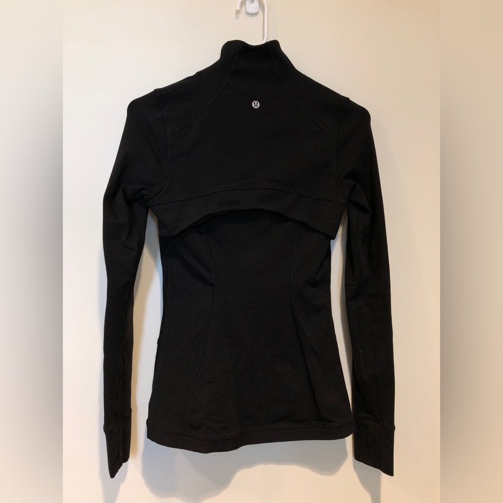 LULULEMON BLACK DEFINE JACKET PULLOVER SIZE 4 - image 4